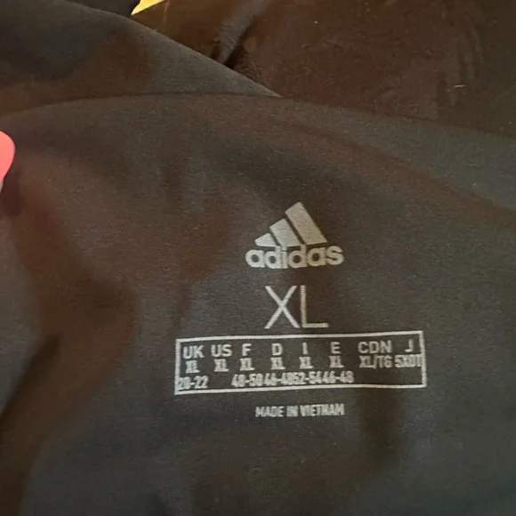Adidas XL full length running pants - Picture 2 of 2